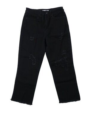 ✨3/$30 Black 9 29 YMI Dream Jeans Distressed Raw Hem Straight Leg